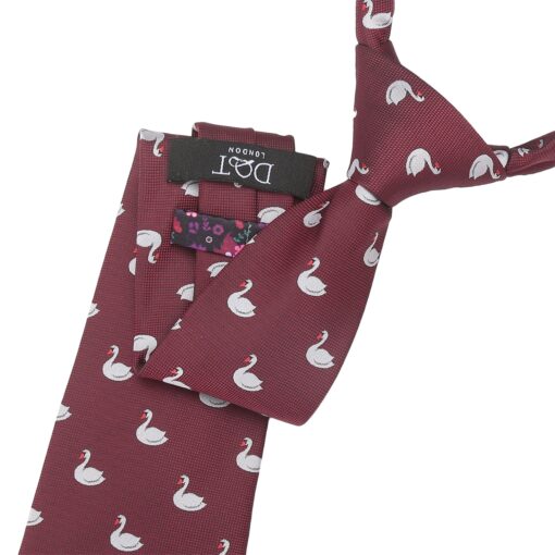 Navy Bee Embroidered Tie