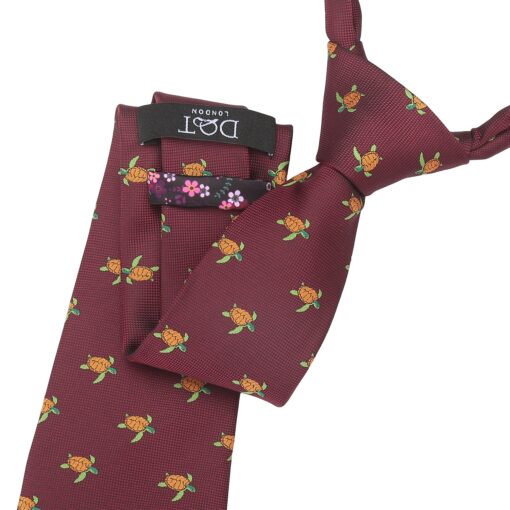 Navy Bee Embroidered Tie