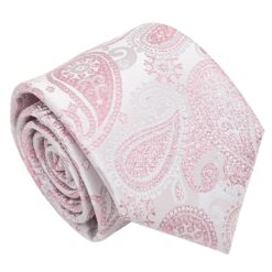 Blue & Black Metallic Paisley Bohemian Tie