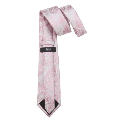 Blue & Black Metallic Paisley Bohemian Tie