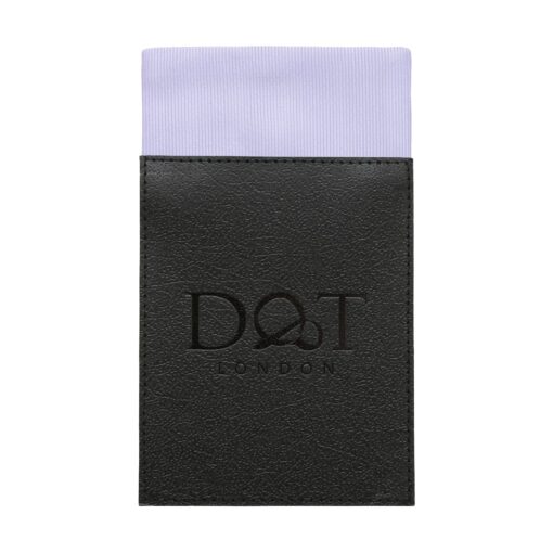 Aubergine Purple Plain Twill Pre-Folded Pocket Square Fold