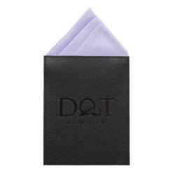 Navy Blue Plain Twill Pre-Folded Pocket Square Fold