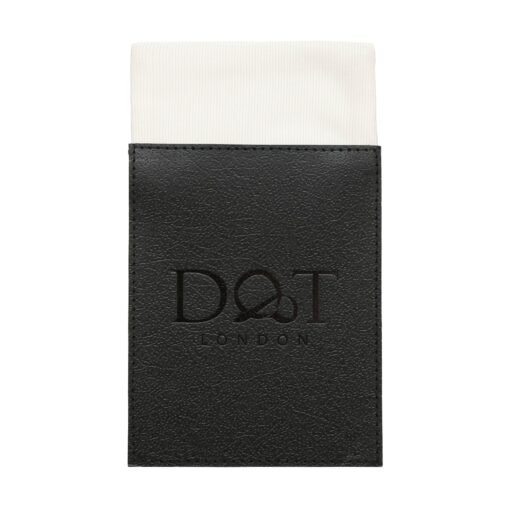 Navy Blue Plain Twill Pre-Folded Pocket Square Fold