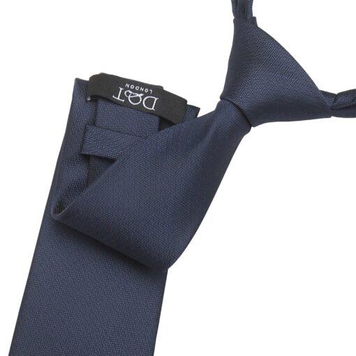 Navy Blue Non-Crease Tie
