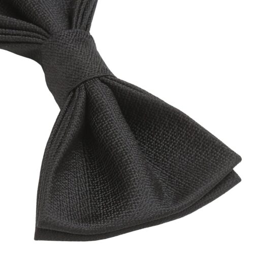 Black Non-Crease Pre-Tied Bow Tie