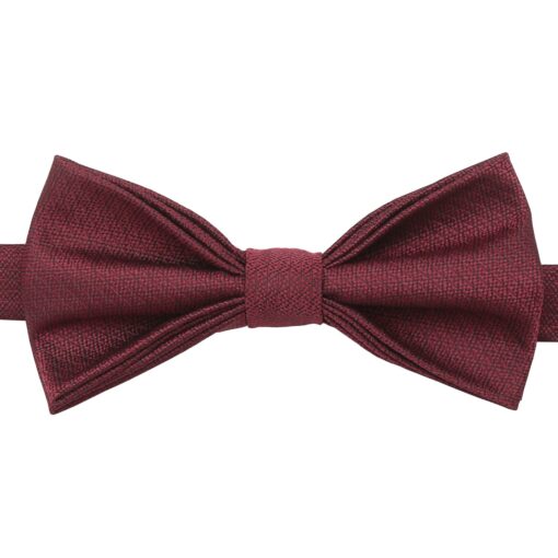 Burgundy Non-Crease Pre-Tied Bow Tie