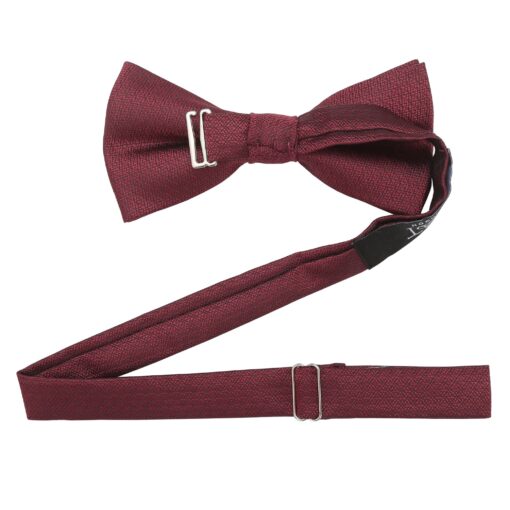 Burgundy Non-Crease Pre-Tied Bow Tie