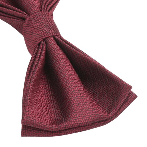 Burgundy Non-Crease Pre-Tied Bow Tie