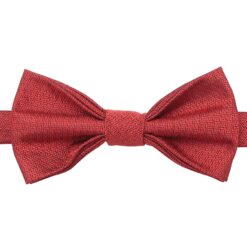 Red Non-Crease Pre-Tied Bow Tie