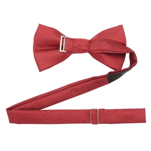 Red Non-Crease Pre-Tied Bow Tie