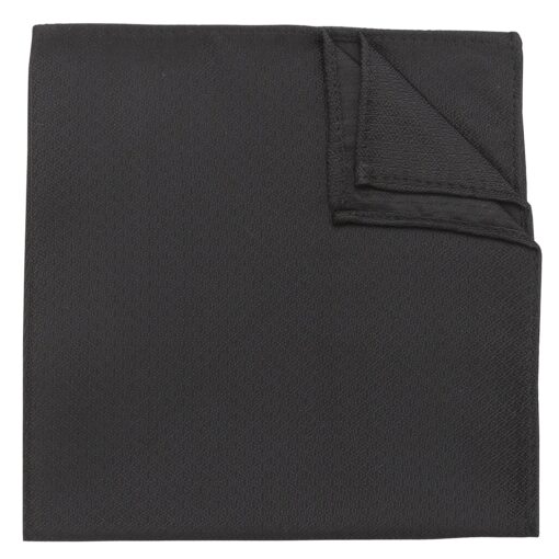Black Non-Crease Pocket Square