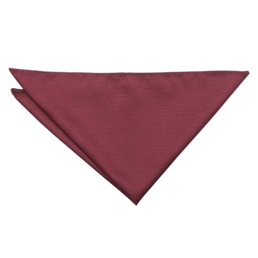 Burgundy Non-Crease Pocket Square