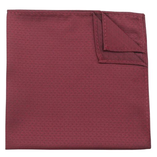 Burgundy Non-Crease Pocket Square