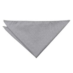 Grey Non-Crease Pocket Square