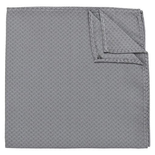Grey Non-Crease Pocket Square