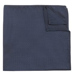 Navy Blue Non-Crease Pocket Square