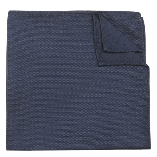 Navy Blue Non-Crease Pocket Square