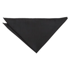 Black Raffia Basket Pocket Square