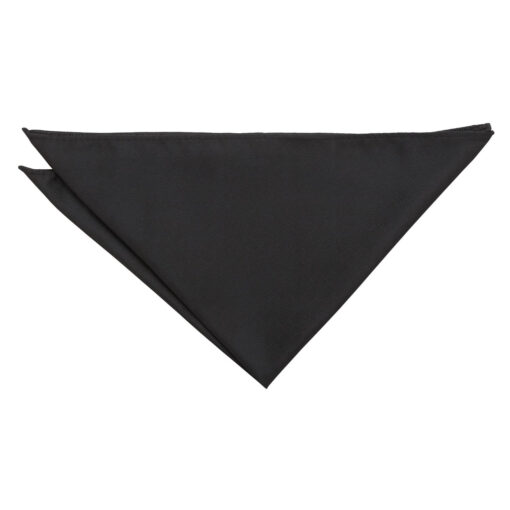 Black Raffia Basket Pocket Square