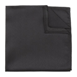 Black Raffia Basket Pocket Square