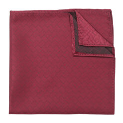 Black Raffia Basket Pocket Square