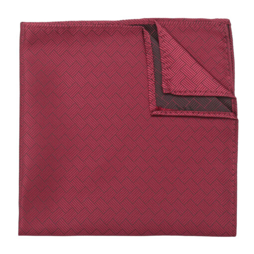 Black Raffia Basket Pocket Square
