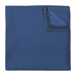 Black Raffia Basket Pocket Square