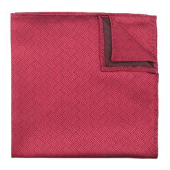 Black Raffia Basket Pocket Square