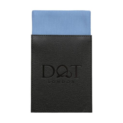 Navy Blue Plain Twill Pre-Folded Pocket Square Fold