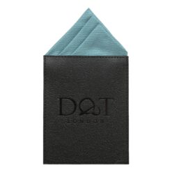 Stormy Weather Plain Twill Pre-Folded Pocket Square Fold