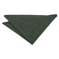 Blue Tweed Donegal Pocket Square