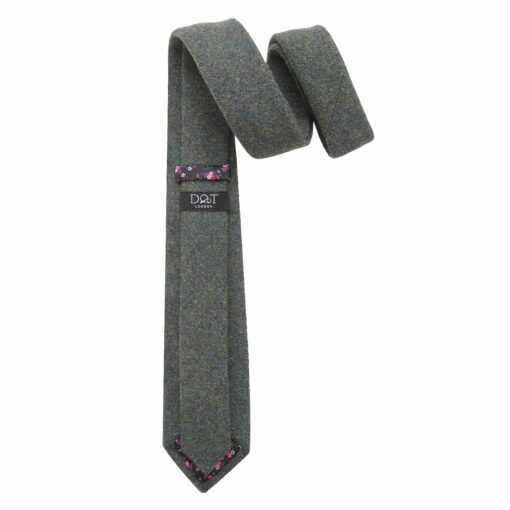 Blue Tweed Donegal Slim Tie