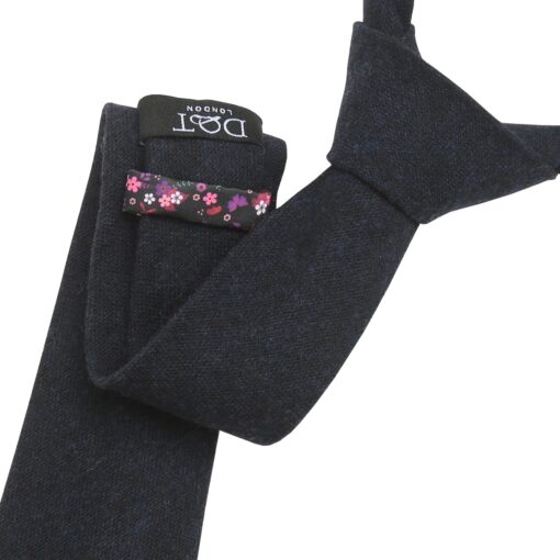 Blue Tweed Donegal Slim Tie