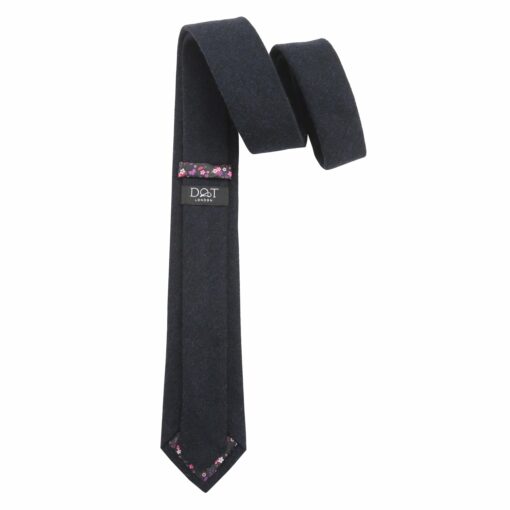 Blue Tweed Donegal Slim Tie