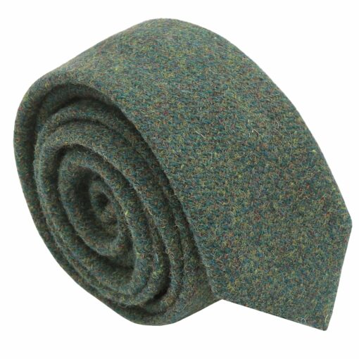 Blue Tweed Donegal Slim Tie