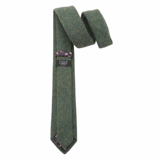 Blue Tweed Donegal Slim Tie
