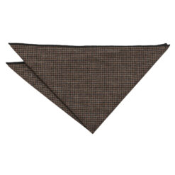 Beige Tweed Houndstooth Pocket Square