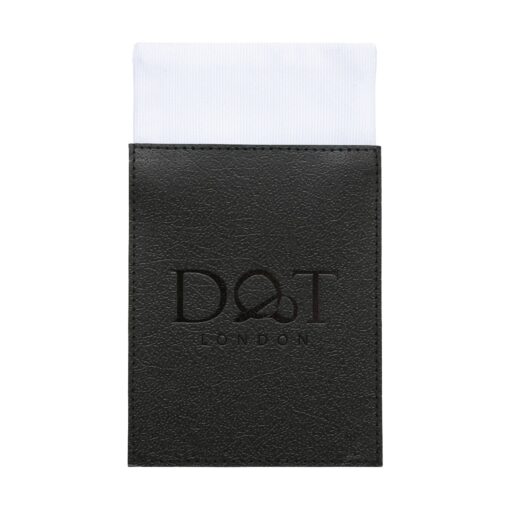 Stormy Weather Plain Twill Pre-Folded Pocket Square Fold
