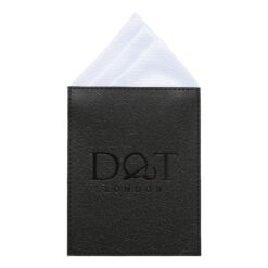 Stormy Weather Plain Twill Pre-Folded Pocket Square Fold