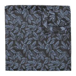 Black & Blue Willow Pocket Square