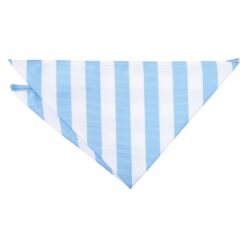 Baby Blue & White Classic Stripe Pocket Square