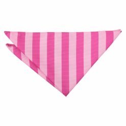 Baby Pink & Hot Pink Classic Stripe Pocket Square