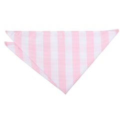 Baby Pink & White Classic Stripe Pocket Square