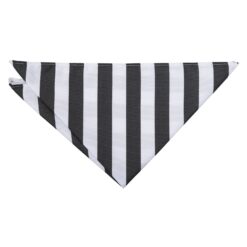 Black & White Classic Stripe Pocket Square