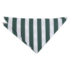 Emerald Green & White Classic Stripe Tie