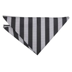 Grey & Black Classic Stripe Tie