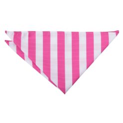 Hot Pink & White Classic Stripe Pocket Square