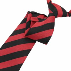 Red & Black Classic Stripe Tie