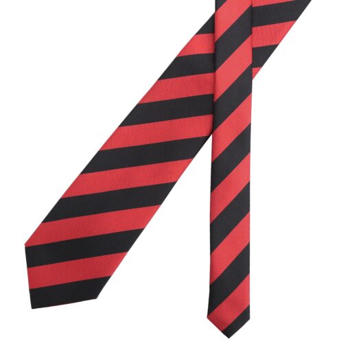 Red & Black Classic Stripe Tie