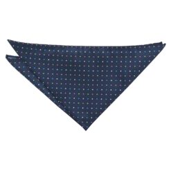 Silver Colourful Polka Dot Pocket Square